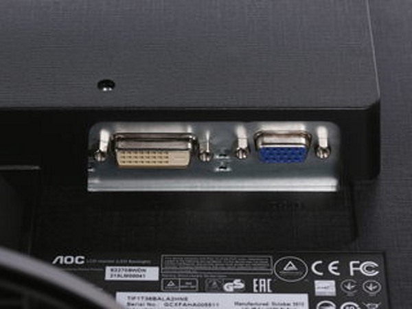 Монитор 22 дюйма AOC E2270SWDN (черный, TN LED, 16:9, 1920x1080, 5ms, VGA + DVI-D)